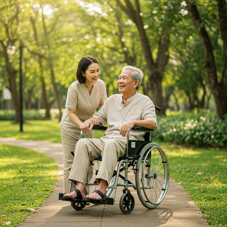 วีลแชร์ผู้สูงอายุ คู่ใจที่ช่วยเพิ่มคุณภาพชีวิตให้คนที่คุณรัก